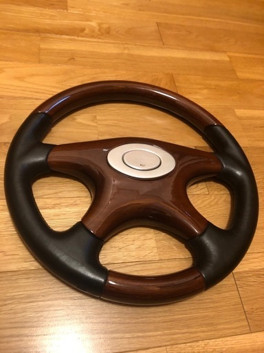 ★超美品★木目調ステアリング