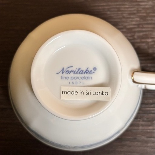 s0928607 未使用品 Noritake ノリタケ カップ&ソーサー 5点セット