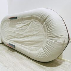 使用少 おまけ付 ジョイクラフト 4人乗りゴムボート TRK-4 JOYCRAFT 全面板底 フラットボトム ダイナキール 手漕ぎ E1DN0301の画像