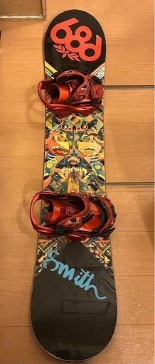 【値下げ】サロモン　スノーボード板　【ビンディング、スノーボードケース付き！！！】