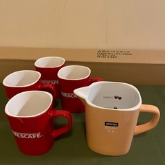 NESCAFÉ  赤マグ　マグカップ 4個セット & Excel...