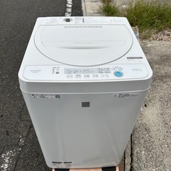 SHARP 4.5kg洗濯機　ES-G4E7-KW 2020年製