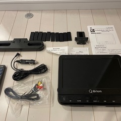 【更に更に値下げしました！！！】山善　ヘッドレストモニター DVDプレーヤー 10.1インチ(16:9) 車載用 CPRM対応 リモコン付 大画面 CPD-M101(B) ジャンク品の画像