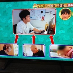 パナソニック43型液晶テレビの画像