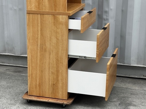 ニトリ　キッチンボード A294J◇ニトリ◇キッチンボード◇食器棚◇ライトブラウン◇エトナ60DB