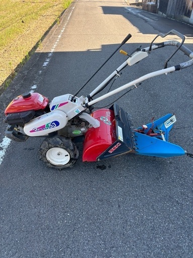 耕うん機 イセキ KCR53 マイペット53 4.3馬力 デュエットロータリー 培土機セット ！美品・動作OK 家庭菜園に♪