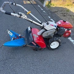耕うん機 イセキ KCR53 マイペット53 4.3馬力 デュエットロータリー 培土機セット ！美品・動作OK 家庭菜園に♪の画像
