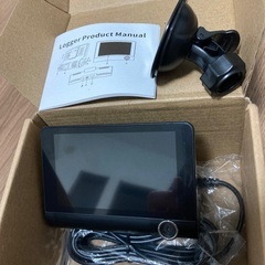 大画面4インチドライブレコーダー 2画面インカメラ 32GBメモ...