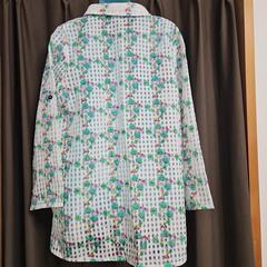 【未使用美品】レトロブラウス！M～Ｌ表記！の画像