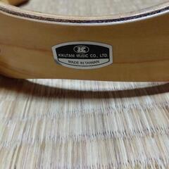 木製タンバリン　美品　直径25cmの画像