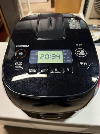 RC-5XT東芝　炊飯器　高年式2023年製　３合炊き