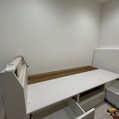 ベッドフレームマットレスセット　シングル
