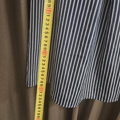 【美品】黒×白ストライプ！着痩せライン！Mサイズ！の画像