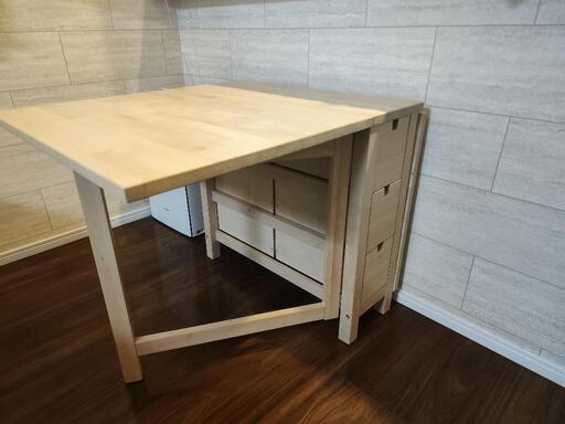【IKEA】美品！！　ダイニングテーブル　ノールデン