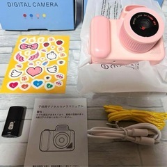 キッズカメラ トイカメラ 子供用カメラ 知育玩具 ピンク プレゼント ゲームの画像