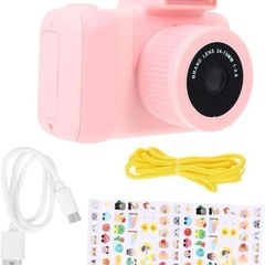 キッズカメラ トイカメラ 子供用カメラ 知育玩具 ピンク プレゼ...