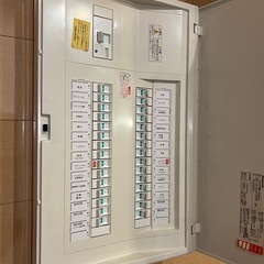 Panasonic住宅分電盤ふた付きの画像
