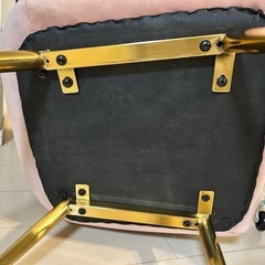 パーソナルチェア　ピンク　韓国風の画像