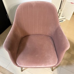パーソナルチェア　ピンク　韓国風の画像