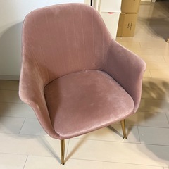パーソナルチェア　ピンク　韓国風の画像