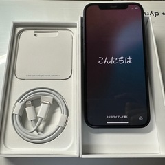 iPhone12、128GB、ブラック、SIMロック解除済み   の画像