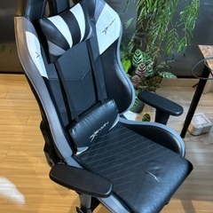E-Win D9-GY ゲーミングチェア　オットマン付き