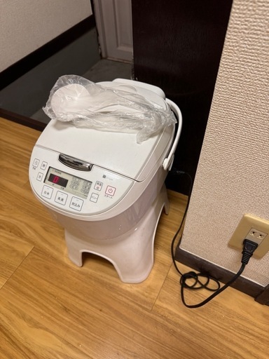 炊飯器　(米をあげる)