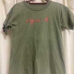 aguis b. オリーブグリーン 半袖 Tシャツ