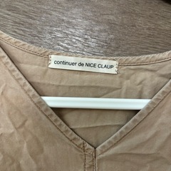 Continuer de NICE CLAUP半袖 ひざ丈 ワンピースの画像