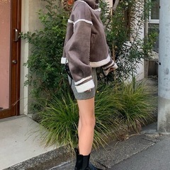 【未開封】GRL フェイクムートンライダースジャケット
