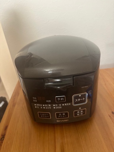 3号炊飯器　SHARP KS-HD5-B