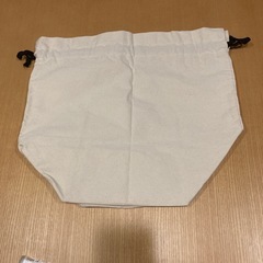 まち付き　巾着　大の画像
