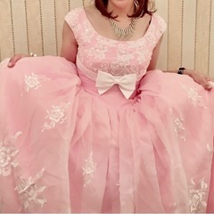 パーティードレス⭐︎ピンク⭐︎美品を格安で譲ります‼️の画像