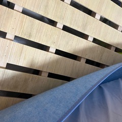 購入者決定。セミダブルベッド、マットレスセットの画像