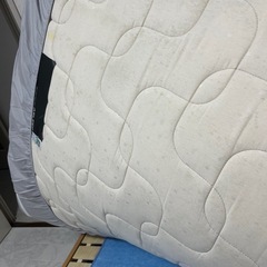 購入者決定。セミダブルベッド、マットレスセットの画像