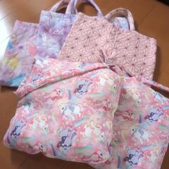 手提げバッグ 座布団