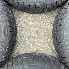 バリ山スタッドレスタイヤ★軽バン/軽トラックなどに★145R12   6PR★東金市より〜　の画像