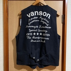 VANSON ベスト　Lの画像