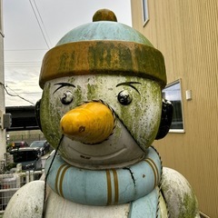 注目度抜群　2m越え　雪だるま⛄️オブジェの画像