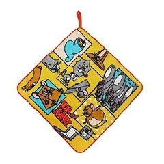 新品 ループタオル 約33x33cm お名前ネームつきの画像