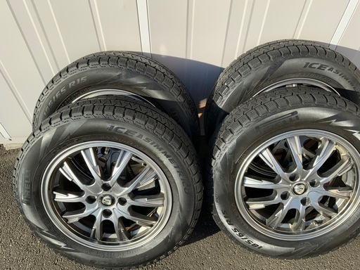 185/65R15 スタッドレスホイールセット　ノートE -パワー4WDで使用していました