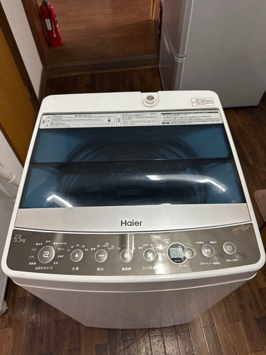 2018 ハイアール洗濯機 5.5kg モデル: JW-C55A
