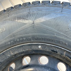  『取引中』
195/80R15 スタッドレスタイヤ  ダンロップ　4本ホイール付き の画像