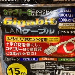 LANケーブル　エレコムの画像