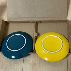LOGOS ロゴス　未使用陶器マグカップ、小皿セットの画像