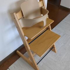 ストッケ トリップトラップ ナチュラル ベビーセット＆トレイ付き