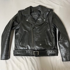 リューグー カウレザー USダブルライダースジャケット Mサイズ