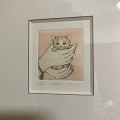 壁掛けインテリア　額4点セットの画像