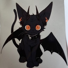 カーステッカー〈ねこ？〉