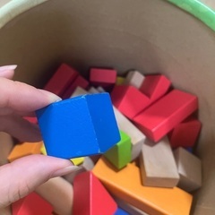 75ピース　積み木　ケース付の画像